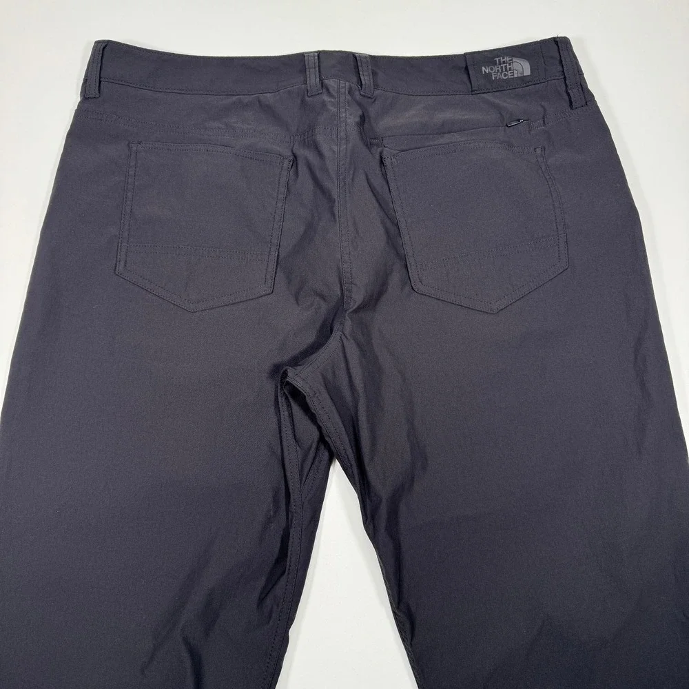 The North Face Mens Outdoor Pants 38x31 Black Nylon Stretch Hiking